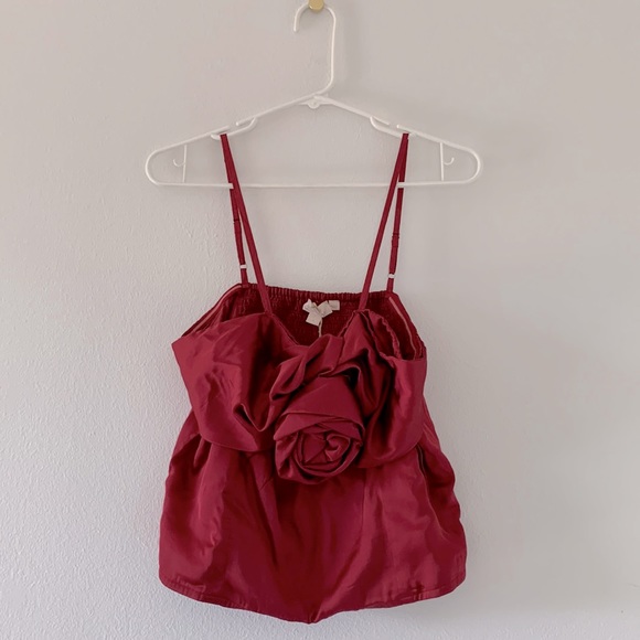 Anthropologie Let Me Be 3-D Rose Top - Picture 5 of 14